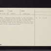 Dead Wife's Grave, NT13NE 29, Ordnance Survey index card, page number 2, Verso