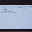 Crownhead, NT13NE 40, Ordnance Survey index card, Recto