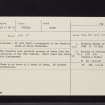 Dreva, NT13NW 16, Ordnance Survey index card, Recto