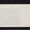 Drumelzier, NT13SW 12, Ordnance Survey index card, page number 4, Verso