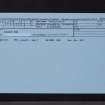 Haggen End, NT13SW 15, Ordnance Survey index card, Recto