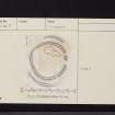Bordlands Rings, NT14NE 5, Ordnance Survey index card, Recto