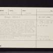 Halmyre House, NT14NE 19, Ordnance Survey index card, Recto