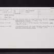 Easter Happrew, NT14SE 1, Ordnance Survey index card, page number 2, Recto