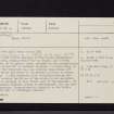 Harestanes, NT14SW 4, Ordnance Survey index card, page number 1, Recto