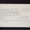 Braidwood, NT15NE 14, Ordnance Survey index card, page number 2, Verso
