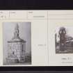 West Linton, Main Street, Public Well And Clock Tower, NT15SW 8, Ordnance Survey index card, Recto
