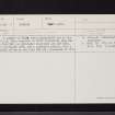 Slipperfield, NT15SW 12, Ordnance Survey index card, Recto