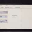 Kirknewton, Old Parish Church And Churchyard, NT16NW 3, Ordnance Survey index card, page number 2, Verso