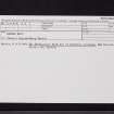 Kaimes Hill, NT16NW 43, Ordnance Survey index card, Recto