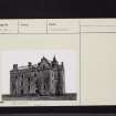 Edinburgh, Barnbougle Castle, NT17NE 6, Ordnance Survey index card, page number 2, Verso