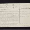 Inch Garvie, NT17NW 9, Ordnance Survey index card, page number 1, Recto