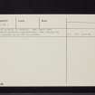 Gogar, NT17SE 7, Ordnance Survey index card, page number 2, Recto