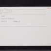 Gogar, NT17SE 57, Ordnance Survey index card, Recto