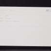 Gogar, NT17SE 57, Ordnance Survey index card, Recto