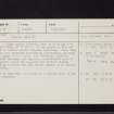 Cat Stane, NT17SW 3, Ordnance Survey index card, Recto