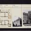 Fordell Castle, NT18NW 8, Ordnance Survey index card, Recto