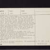Barns Farm, NT18SE 8, Ordnance Survey index card, page number 3, Recto