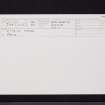 Ettrick Manse, NT21SE 7, Ordnance Survey index card, Recto
