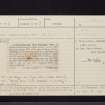 Over Kirkhope, Burial-Ground, NT21SW 2, Ordnance Survey index card, page number 1, Recto