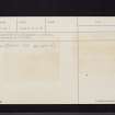 Glengaber Burn, NT22SW 1, Ordnance Survey index card, page number 3, Recto
