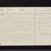 Waddenshope, NT23NE 14, Ordnance Survey index card, page number 1, Recto