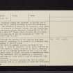 The Whaum, NT23NW 10, Ordnance Survey index card, page number 4, Verso