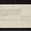 The Whaum, NT23NW 10, Ordnance Survey index card, page number 5, Recto