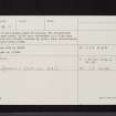 Chester Hill, Hundleshope, NT23NW 17, Ordnance Survey index card, page number 3, Recto