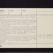 Glenrath, NT23SW 7, Ordnance Survey index card, page number 2, Verso