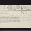 Jeffries Corse, NT24NE 2, Ordnance Survey index card, page number 1, Recto