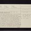 Milkieston Rings, NT24NW 4, Ordnance Survey index card, page number 1, Recto