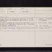 Darnhall Moss, NT24NW 22, Ordnance Survey index card, Recto