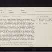 Peebles, Tweed Bridge, NT24SE 3, Ordnance Survey index card, page number 1, Recto