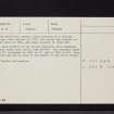 Peebles, Tweed Bridge, NT24SE 3, Ordnance Survey index card, page number 2, Verso