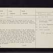 Ven Law, NT24SE 25, Ordnance Survey index card, page number 1, Recto