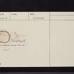 Ven Law, NT24SE 42, Ordnance Survey index card, Recto