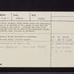 Meldon Burn, NT24SW 15, Ordnance Survey index card, page number 3, Recto