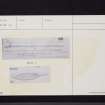 Battle-Law, Penicuik, NT25NW 14, Ordnance Survey index card, Recto