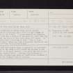Easter Deans, NT25SW 3, Ordnance Survey index card, Recto