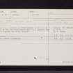 Lamancha, NT25SW 4, Ordnance Survey index card, Recto