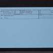 Galachlaw, NT26NE 4, Ordnance Survey index card, Recto