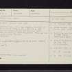 Edinburgh, Liberton Drive, Liberton Tower, NT26NE 7, Ordnance Survey index card, Recto