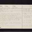 Edinburgh, 19 Winton Loan, Morton House, NT26NE 45, Ordnance Survey index card, Recto