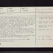 Hawthornden, NT26SE 16, Ordnance Survey index card, page number 1, Recto