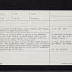 Rullion Green, NT26SW 10, Ordnance Survey index card, Recto