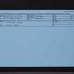 Martyrs' Cross House, NT26SW 27, Ordnance Survey index card, Recto