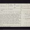 Edinburgh, Old Bourse, NT27NE 33, Ordnance Survey index card, page number 1, Recto