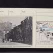 Edinburgh, Flodden Wall, Telfer Wall, NT27SE 14, Ordnance Survey index card, Recto