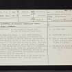 Edinburgh, 41 Cowgate, Magdalen Chapel, NT27SE 23, Ordnance Survey index card, page number 1, Recto